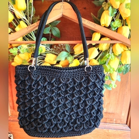 Handbags - Womens crochet hand bag
